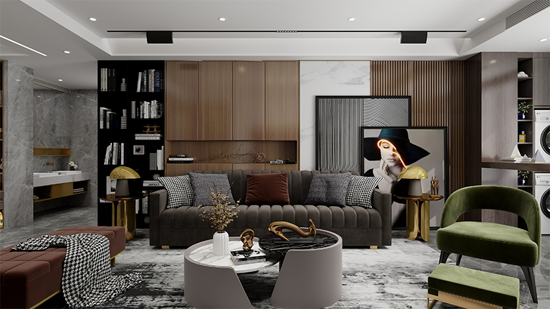 Interior PVC Wall Panels Painéis de parede interiores em PVC