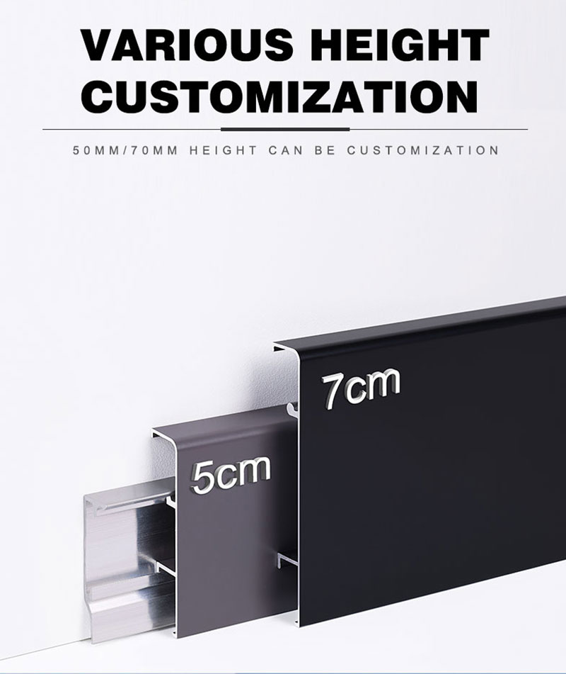 Hot Sale metal skirting Rodapé de metal em promoção