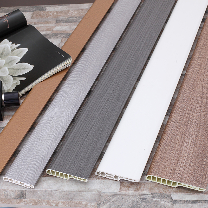 pvc floor skirting rodapé de pvc