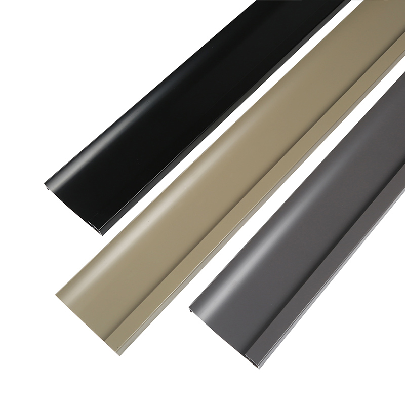 indoor aluminium skirting profiles perfis de rodapé de alumínio para interiores
