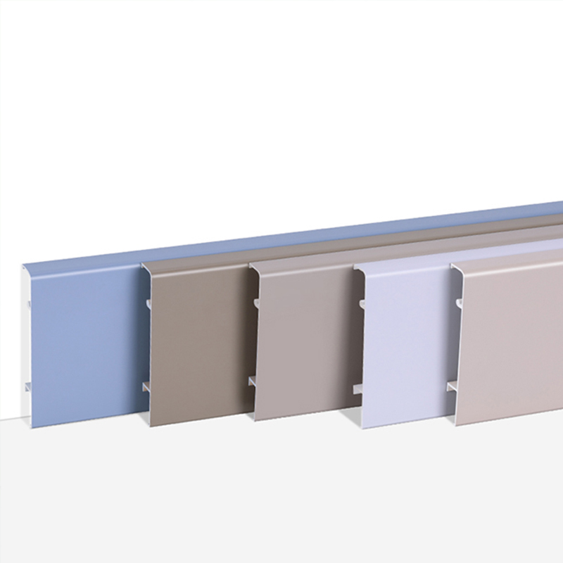 indoor aluminium skirting profiles perfis de rodapé de alumínio para interiores