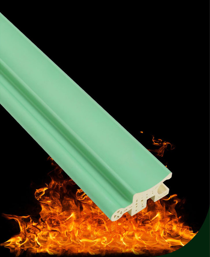 Placa de painel WPC &agrave; prova de fogo