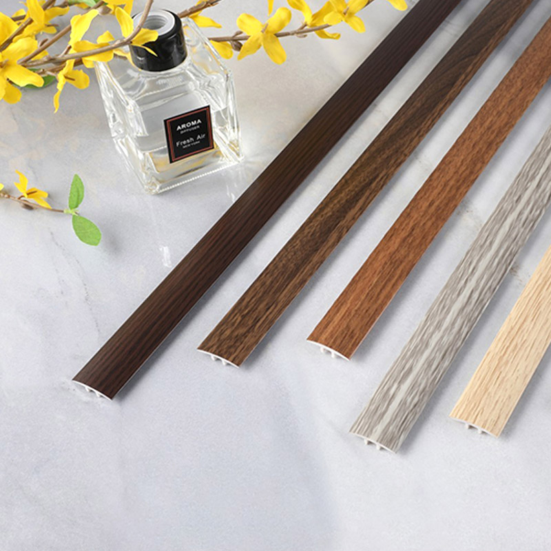 Tiras de borda de piso de madeira em forma de T dur&aacute;veis