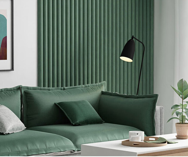 Painel canelado de parede de luxo