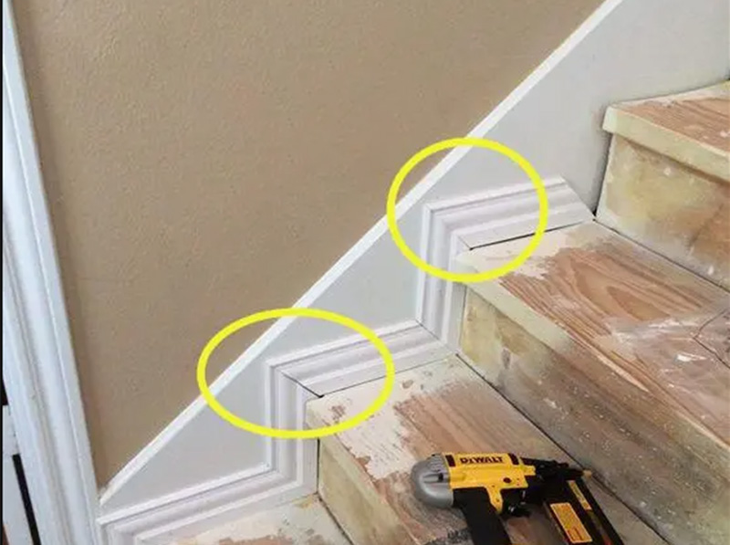 Rodap&eacute; de escada personalizado