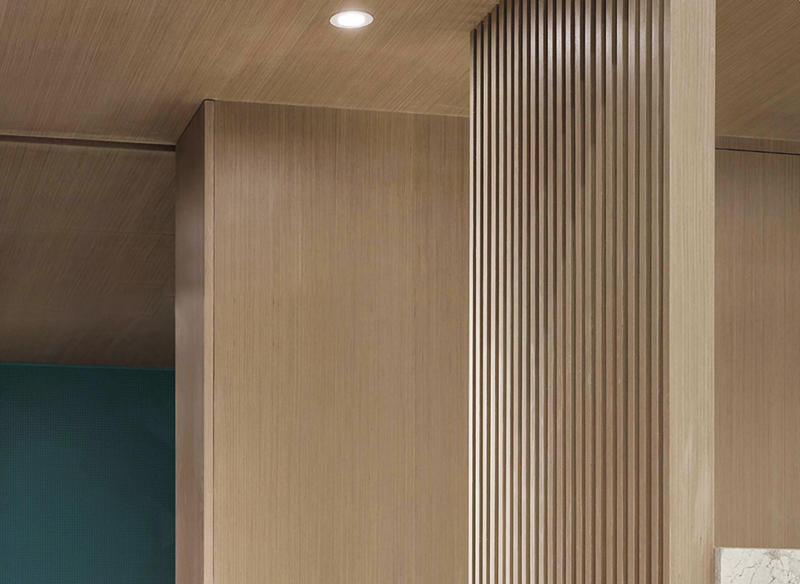 interior do painel de parede wpc