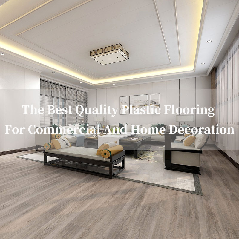 Pisos de plástico da melhor qualidade para decoração comercial e residencial