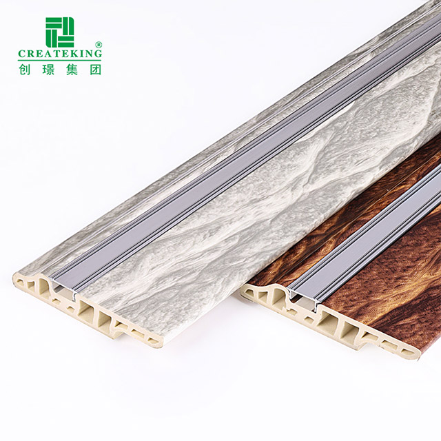 90*16mm PVC Lambs Língua Escondida Prego Rodapé