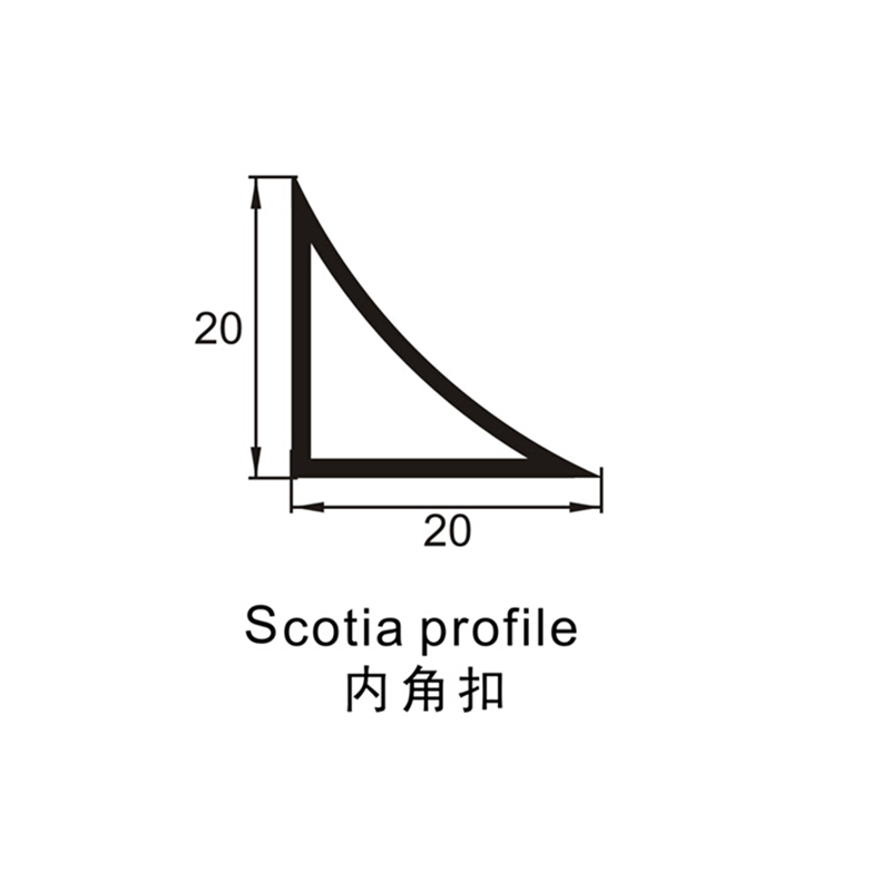 Tiras de borda de canto interno personalizadas