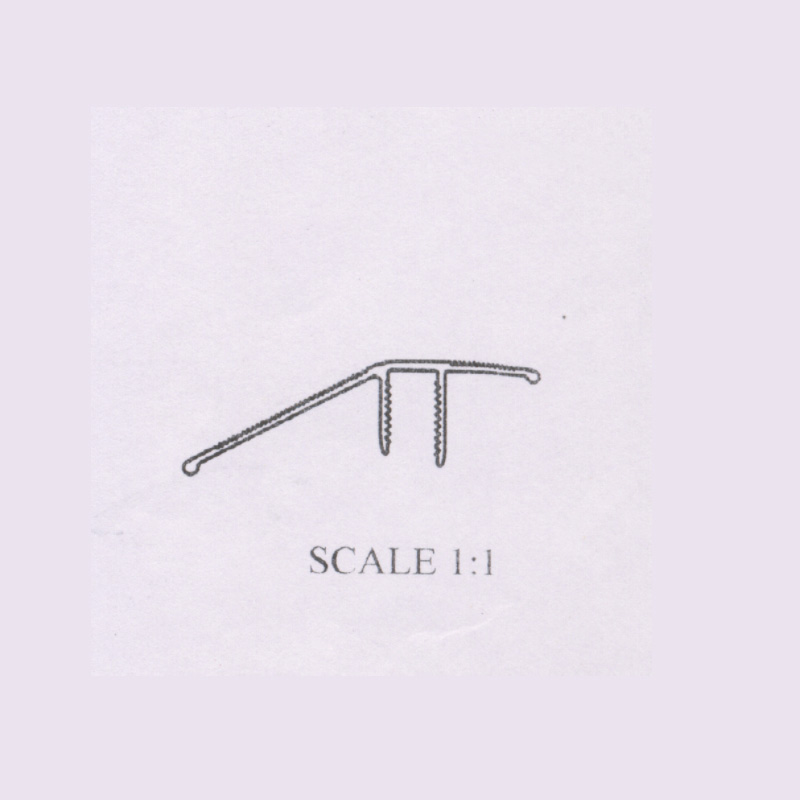 Durabilidade Faixa met&aacute;lica de transi&ccedil;&atilde;o para piso