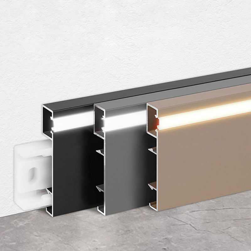 Pre&ccedil;o de rodap&eacute; de alum&iacute;nio dur&aacute;vel