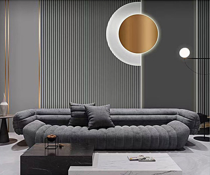 Painel interno canelado redondo