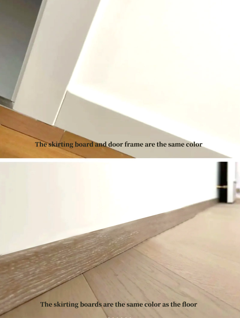 Rodap&eacute; de pl&aacute;stico personalizado