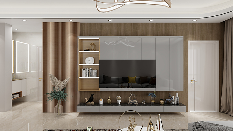 Painel de parede laminado WPC