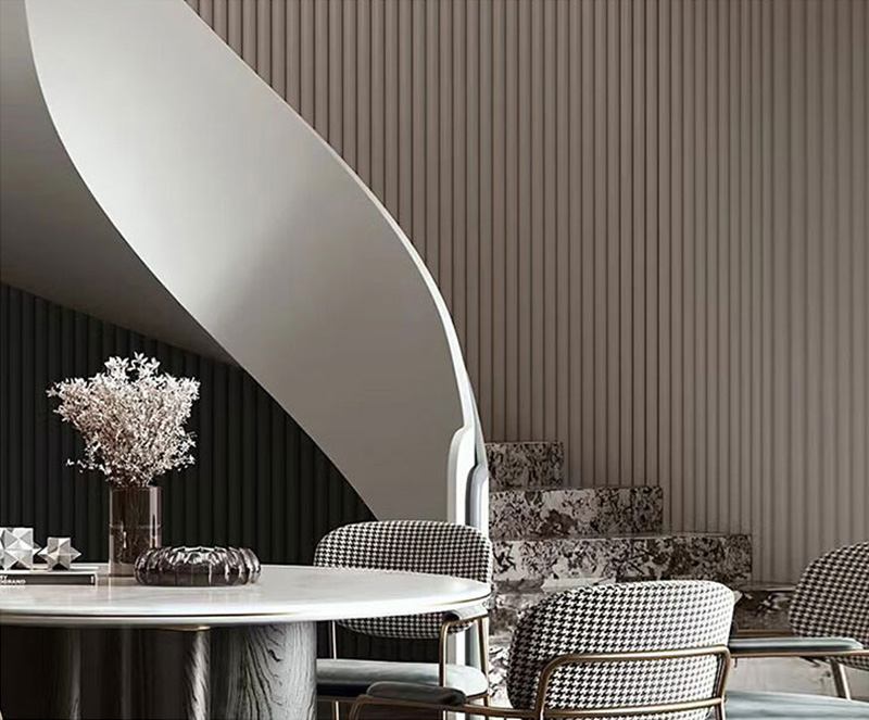 Placa de painel WPC de gr&atilde;o de madeira