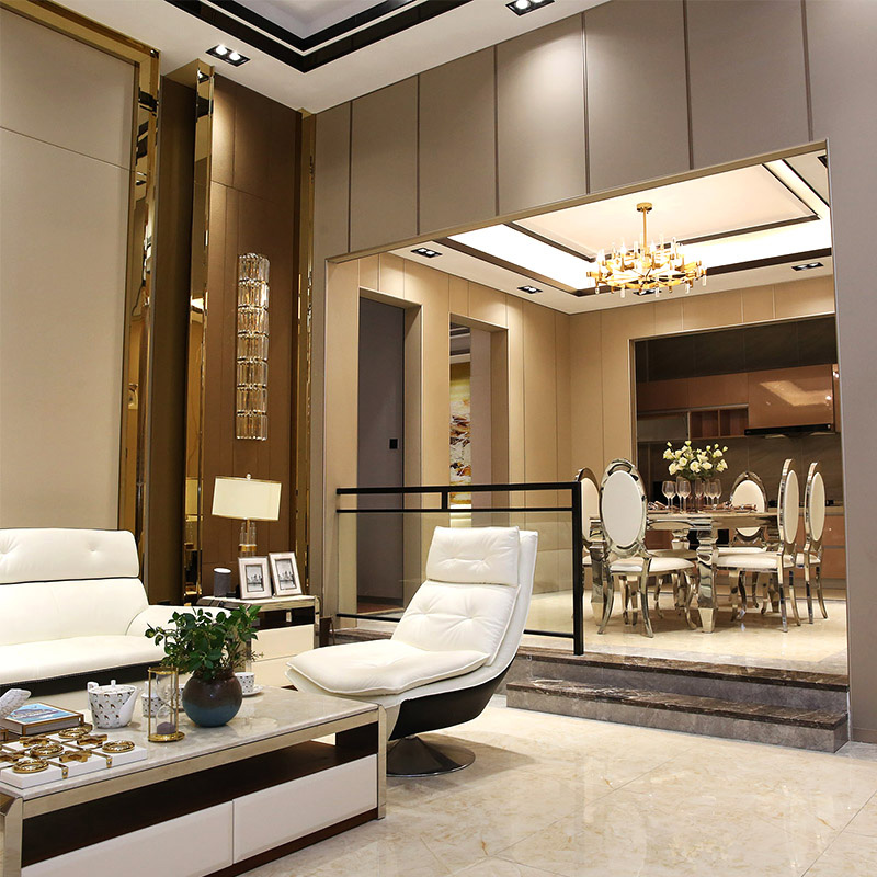 Tira de transi&ccedil;&atilde;o de metal dur&aacute;vel para azulejo