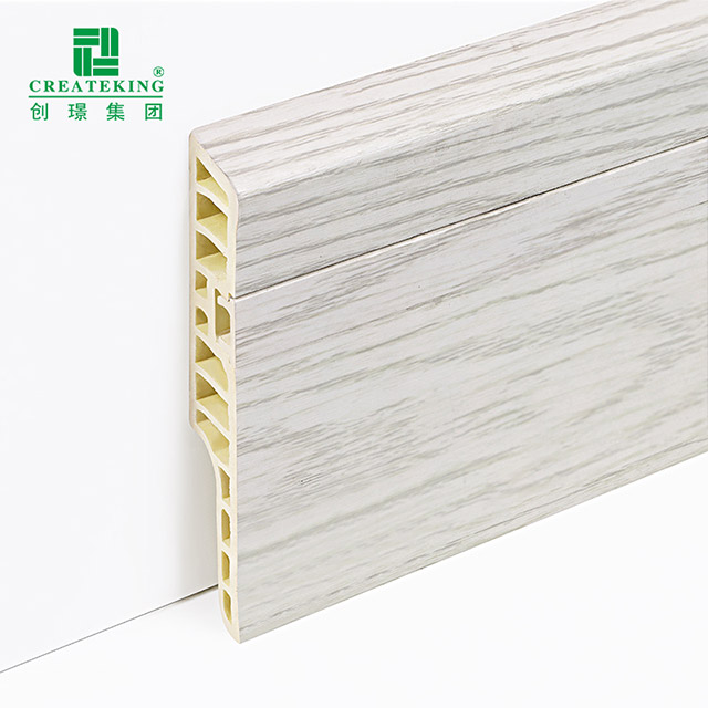 100*15mm PVC escondido prego rodapé rodapé
