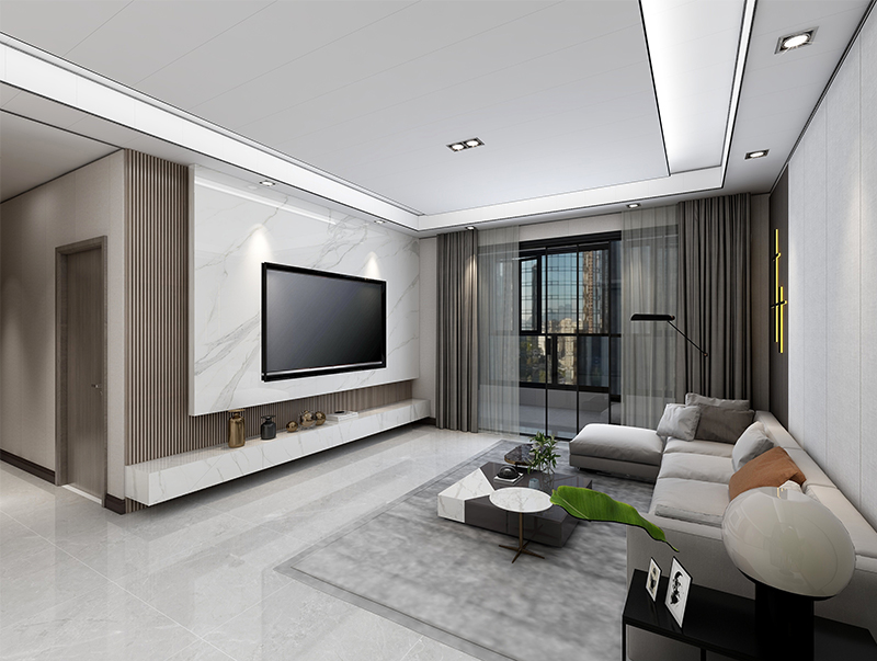 Pain&eacute;is de parede interiores dur&aacute;veis ​​em PVC