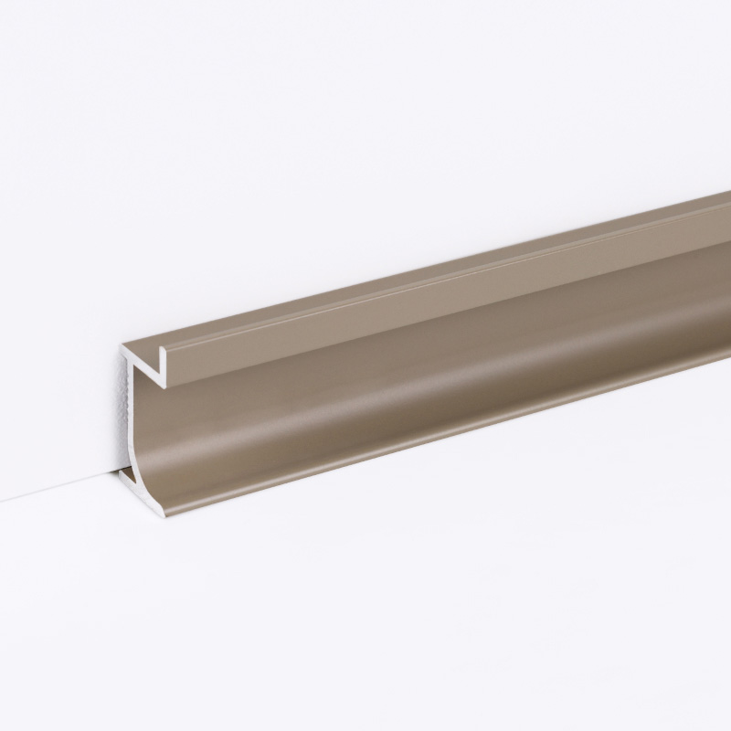 Rodap&eacute; de piso em alum&iacute;nio