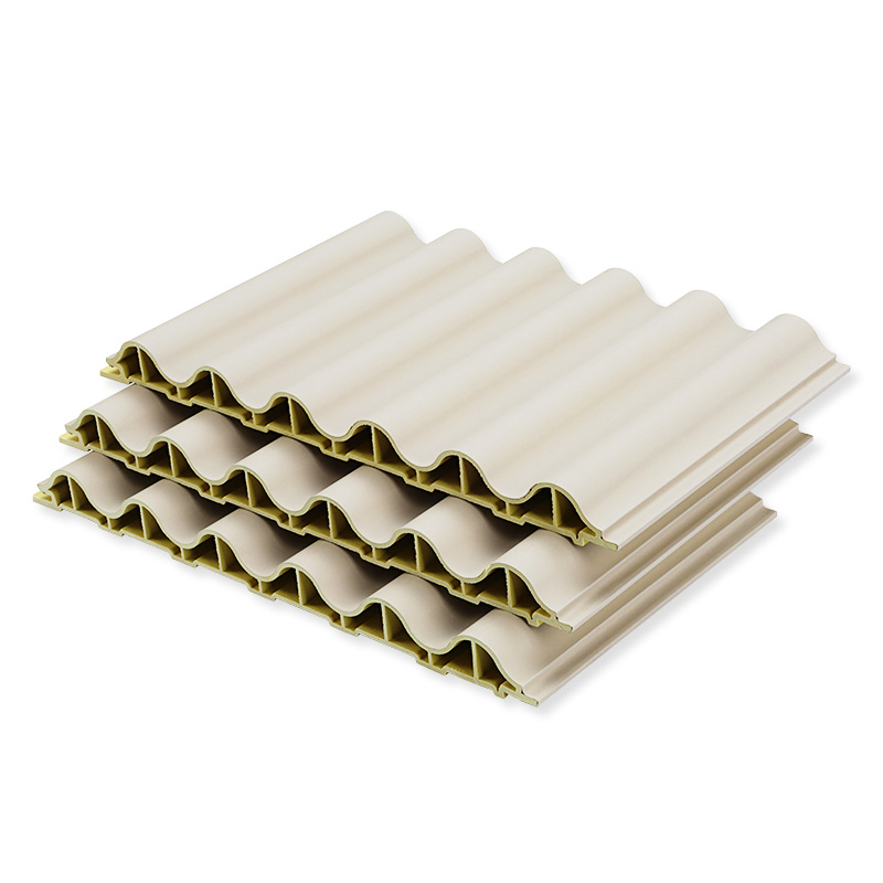 Pain&eacute;is de parede canelados WPC