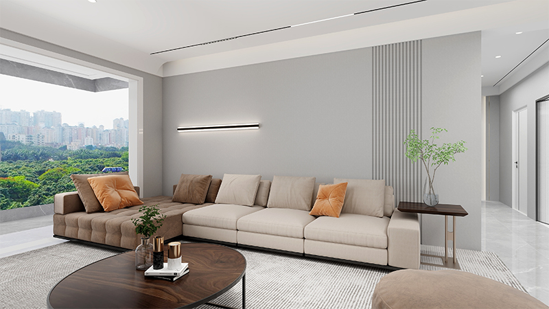 painel de parede canelado wpc