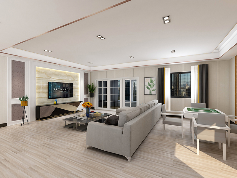 piso de pranchas de vinil &agrave; prova d'&aacute;gua