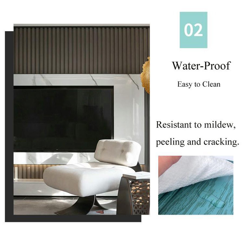 Interior dos pain&eacute;is de parede WPC