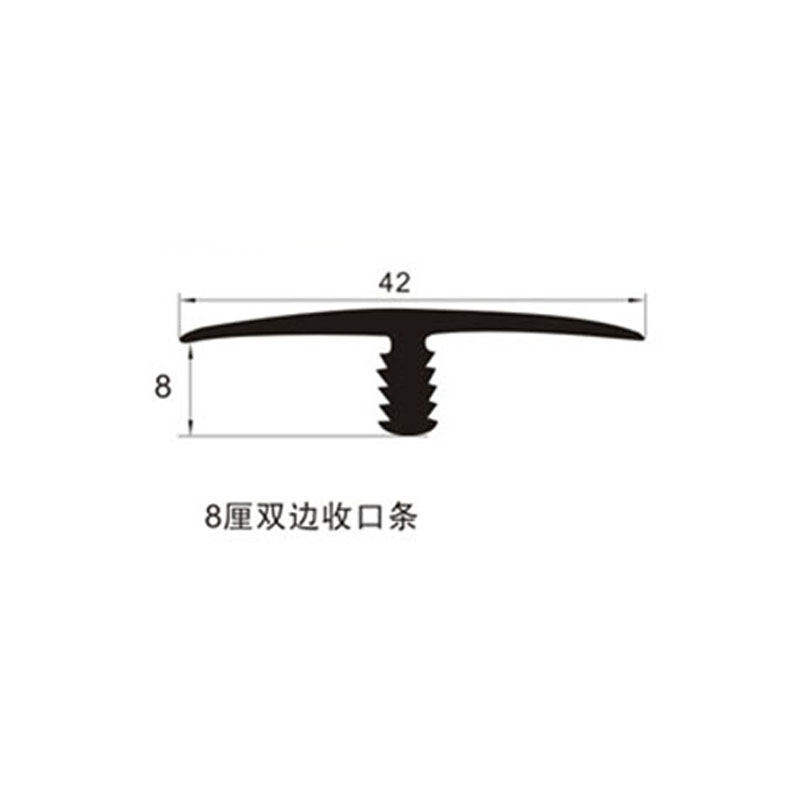 Faixa decorativa de piso em forma de T personalizada