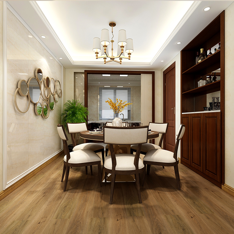 Piso de PVC &agrave; prova de umidade