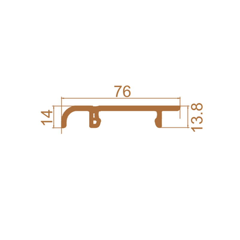 Rodap&eacute; de parede em PVC