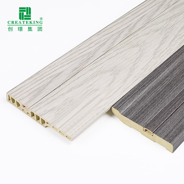 100*15mm PVC escondido prego rodapé rodapé