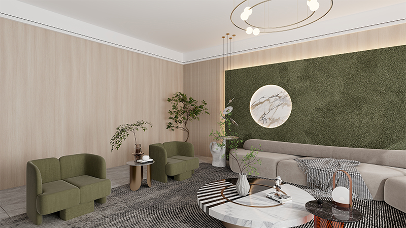 painel de parede canelado