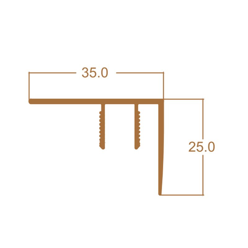 Guarni&ccedil;&atilde;o do nariz da escada em azulejo