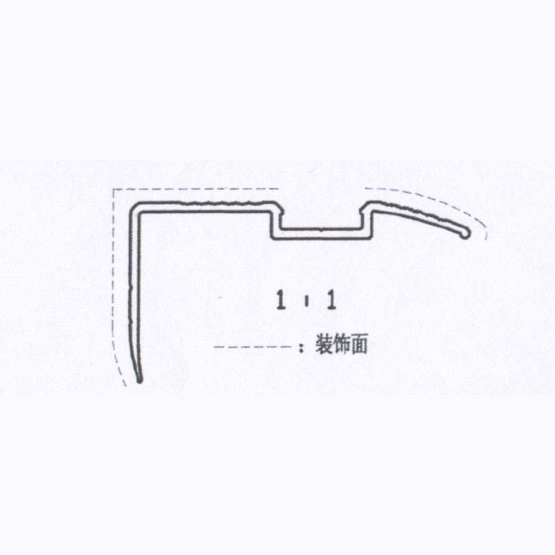 Perfis personalizados para escadas