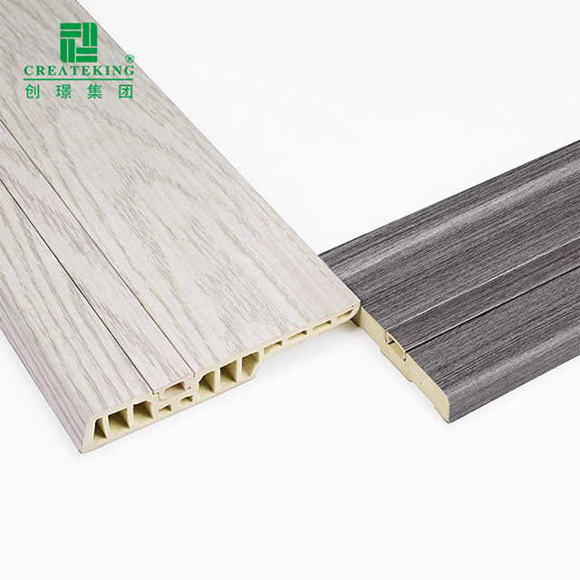 100*15mm PVC escondido prego rodapé rodapé