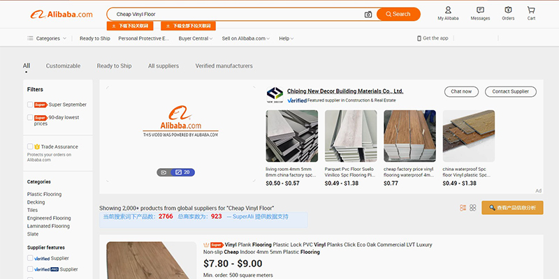 Piso de vinil barato