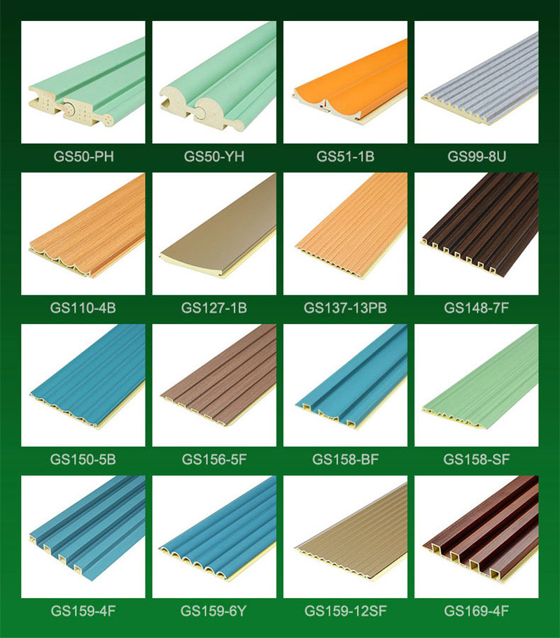 Placa de painel WPC de v&aacute;rios tamanhos