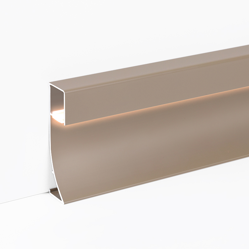 rodap&eacute; de luzes de tira led