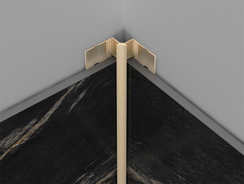 F&aacute;cil instala&ccedil;&atilde;o dentro do acabamento do ladrilho de canto