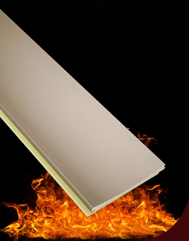 Placa de parede em PVC &agrave; prova de fogo