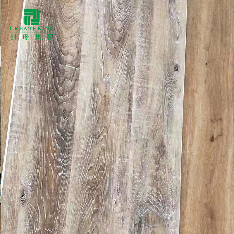 Superfície de textura de madeira ecológica Pisos de prancha VinyI
