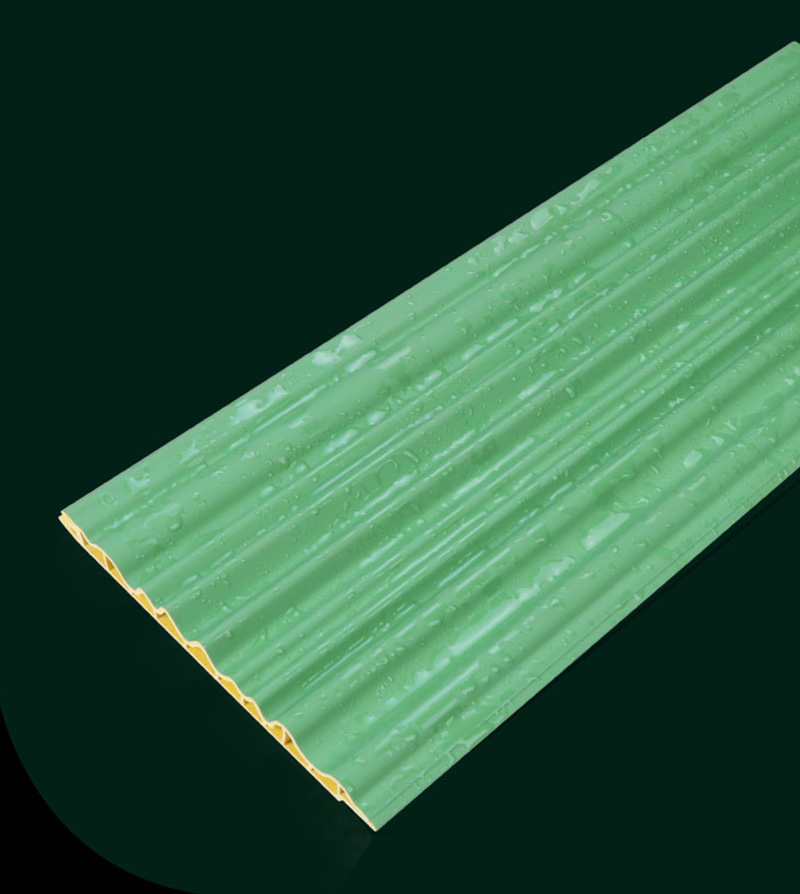 Painel canelado WPC &agrave; prova d'&aacute;gua