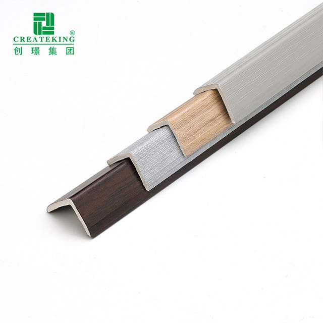 Tiras de borda de piso de PVC em forma de L de 13 * 13 mm