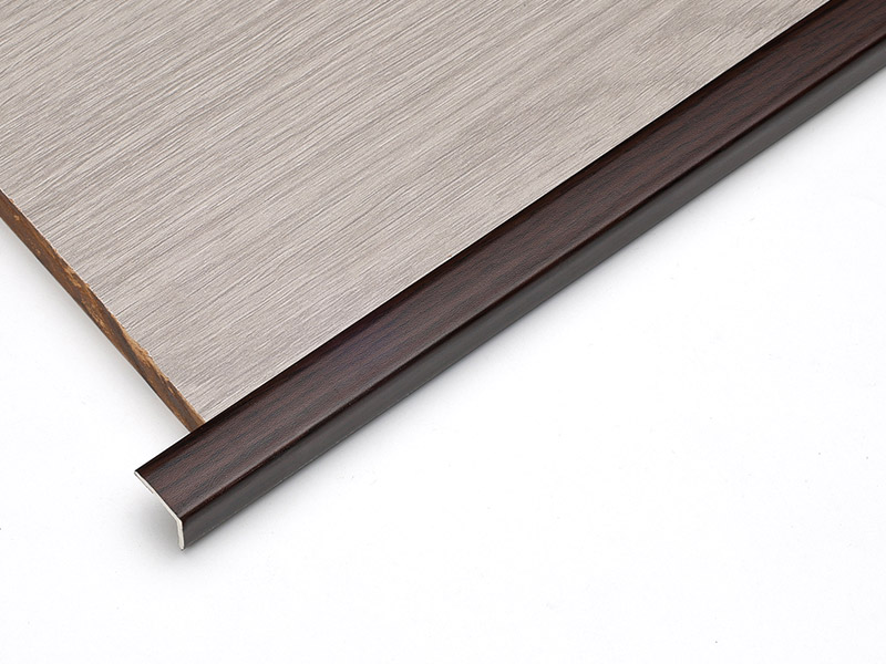 Tiras de borda de piso de PVC em forma de L de 13 * 13 mm