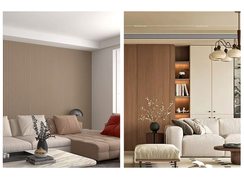 O guia de compra definitivo para painéis de parede de PVC vs. Painéis de parede de madeira maciça