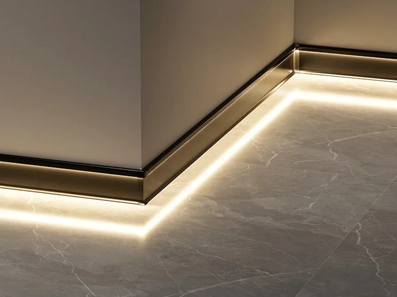 O que é rodapé de iluminação?