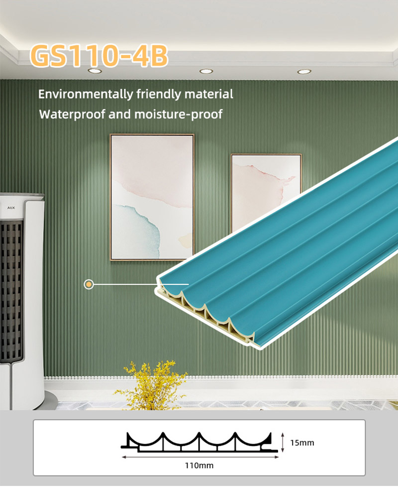 Painel de parede de PVC de arco interno