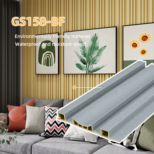 painel canelado de PVC de 158 * 19 mm