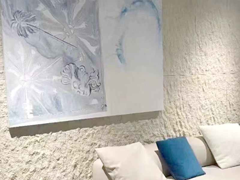 Pain&eacute;is de parede de pedra macia