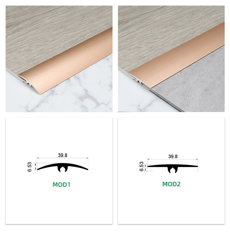 Acabamento universal para cobertura de piso